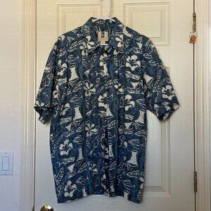 Kahala Hawaiian shirt Men's XL, 'Poi' print